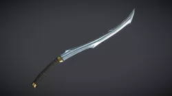 Curved sword