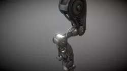 cyborg legs (low poly for games)