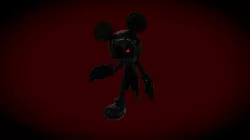 Decaying nightmare photo negative mickey remake