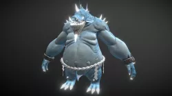Fish-Reptile Creature - Static