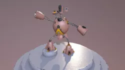 Futuristic Funny Robot