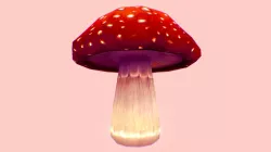 Handpainted Mushroom