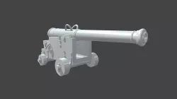 High Poly Cannon