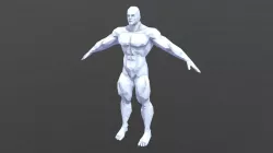 Low-poly Human Hero Base