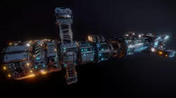 Lowpoly Modular Spaceship