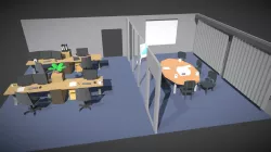 Lowpoly Office Scene