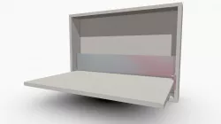 Mesa rectangular ELIOT sin almacenamiento