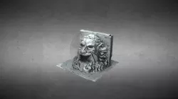 Modellino per scultura con spazio interno
