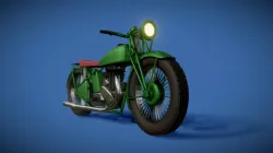 Motorbike - WW2 Triumph Model