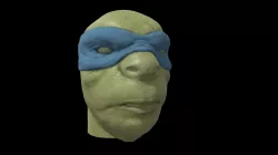 Ninja Turtles Leonardo Head Sculpt