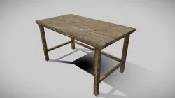 Old Wooden Table
