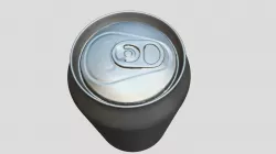 Real Softdrink Soda Can 3D Scan