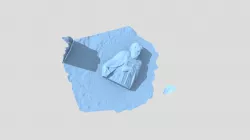 Saint 50.000 polygons - San Servolo Island