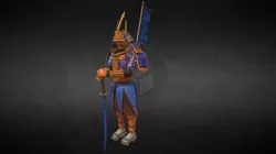 Samurai with armor