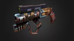 Sci-fi Weapon Handpainted