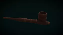 Wooden pipe (stylised realism)