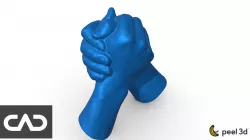 Wrapped arms scanned with peel 2