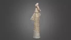 太刀形埴輪（鹿狩り）Tachi-shaped haniwa(deer hunting)