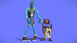 90s Space Jam Figures - 3D SCAN