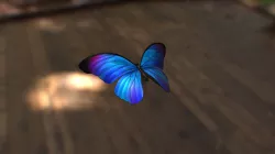 Animated Blue Morpho Butterfly