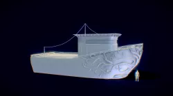 Art Nouveau Ship