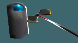 axe and shield pose