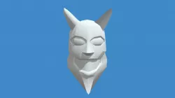 Blue Devil Head (WIP)