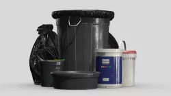 Buckets and Plastic Bags