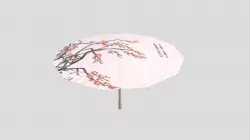 Chinese style Umbrella--light pink