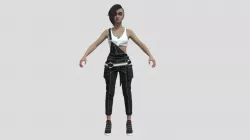 Cyberpunk 2077: Judy Alvarez Original Game Model