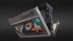 Double-Cassette Tape Player (animated)