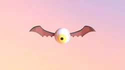 Flying eye bat