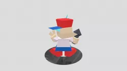 FNF Boyfriend low poly