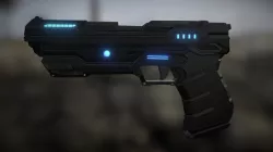 Futuristic Gun ( Pistol )