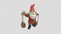 Gnome Scan - Low Poly