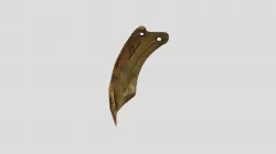 Knife-burin of boar fang
