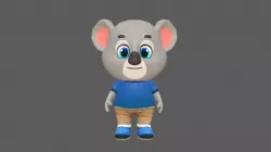 Koala Bear Animated Rigged