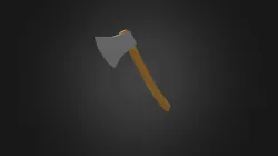 Low Poly Axe