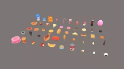 Low Poly Food Pack Vol. 3