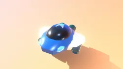 Low poly spaceship