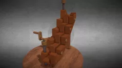 Marble Machine Elevator Wooden Toy