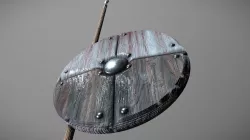 Medieval shield & spear