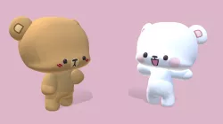 Milk And Mocha 3D Model