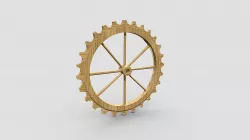 Mill wheel decorative wheel