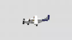 Minecraft Cessna 208B Caravan Blue West