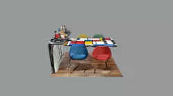 Mondrian Table