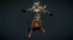 Orc Female Warrior [Fantasy]