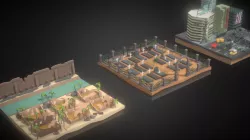 Polygon Zombie Environment Combo Pack