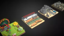 Polygon Zombie Environment Combo Pack