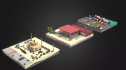 Polygon Zombie Environment Combo Pack